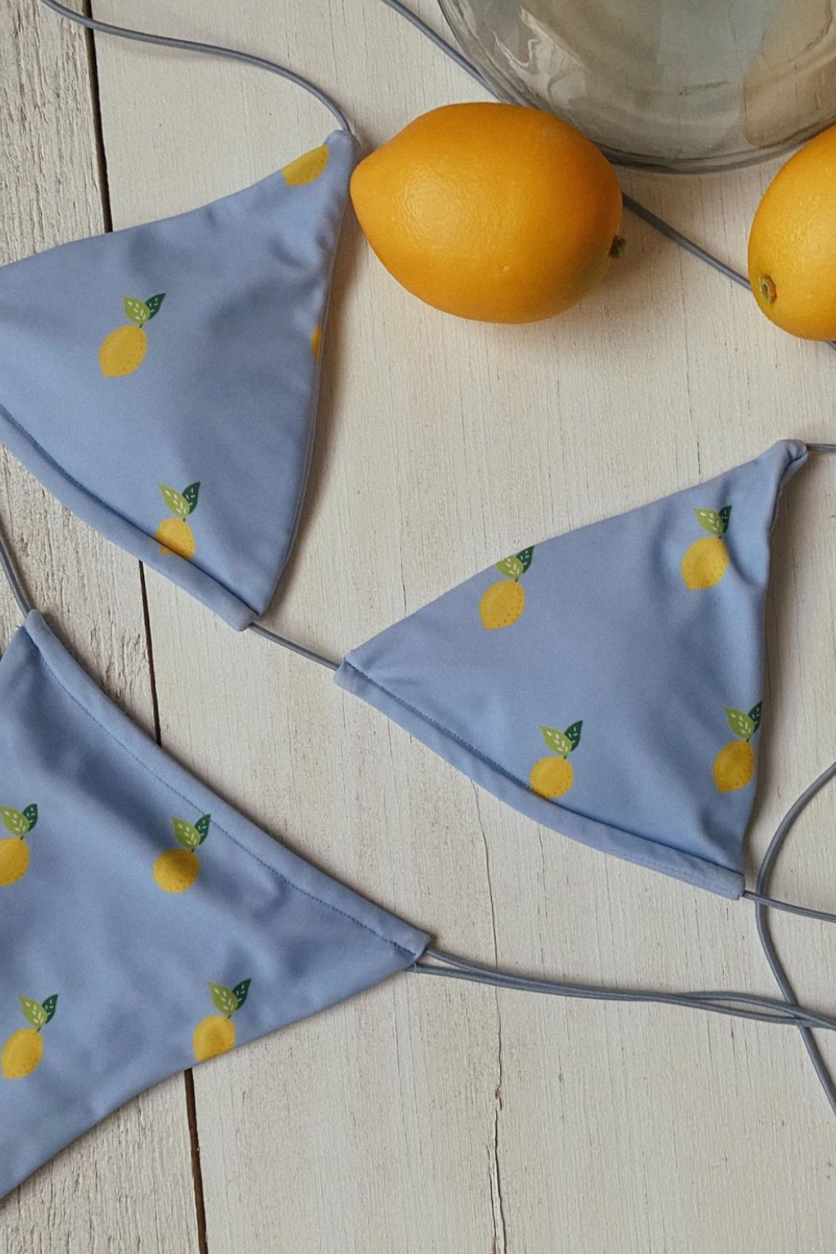 Kiara in Blue Lemon Bottoms