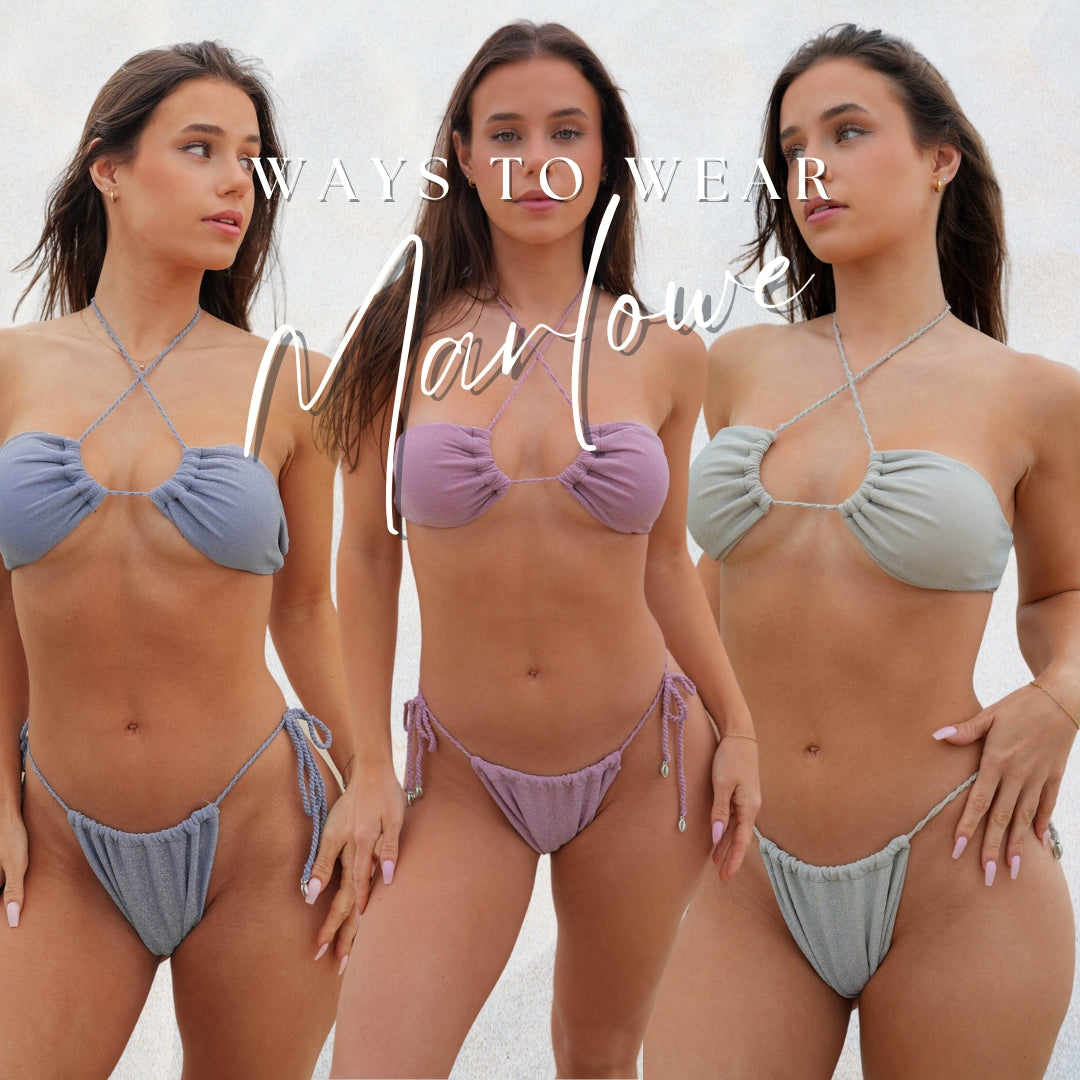 Ways to Wear: Featuring the "Marlowe in Shimmer" Multi-Way Bikini