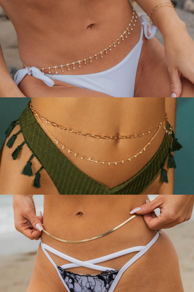 “Goddess Chic” Belly Chain Bundle