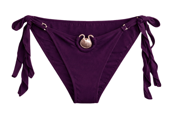 Violetta in Plum Purple Tie Bottom