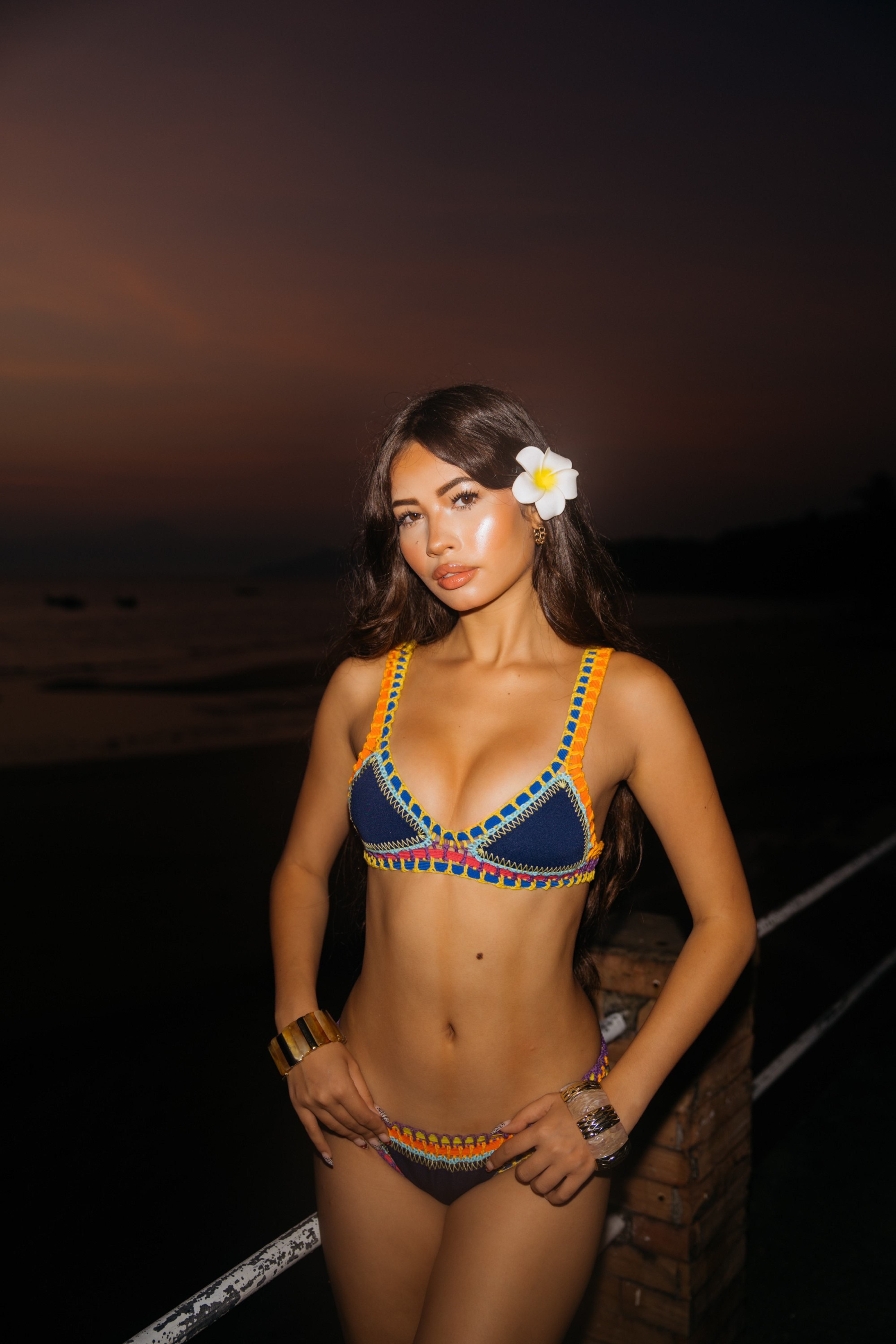 Sophia in Fire Dancer Top