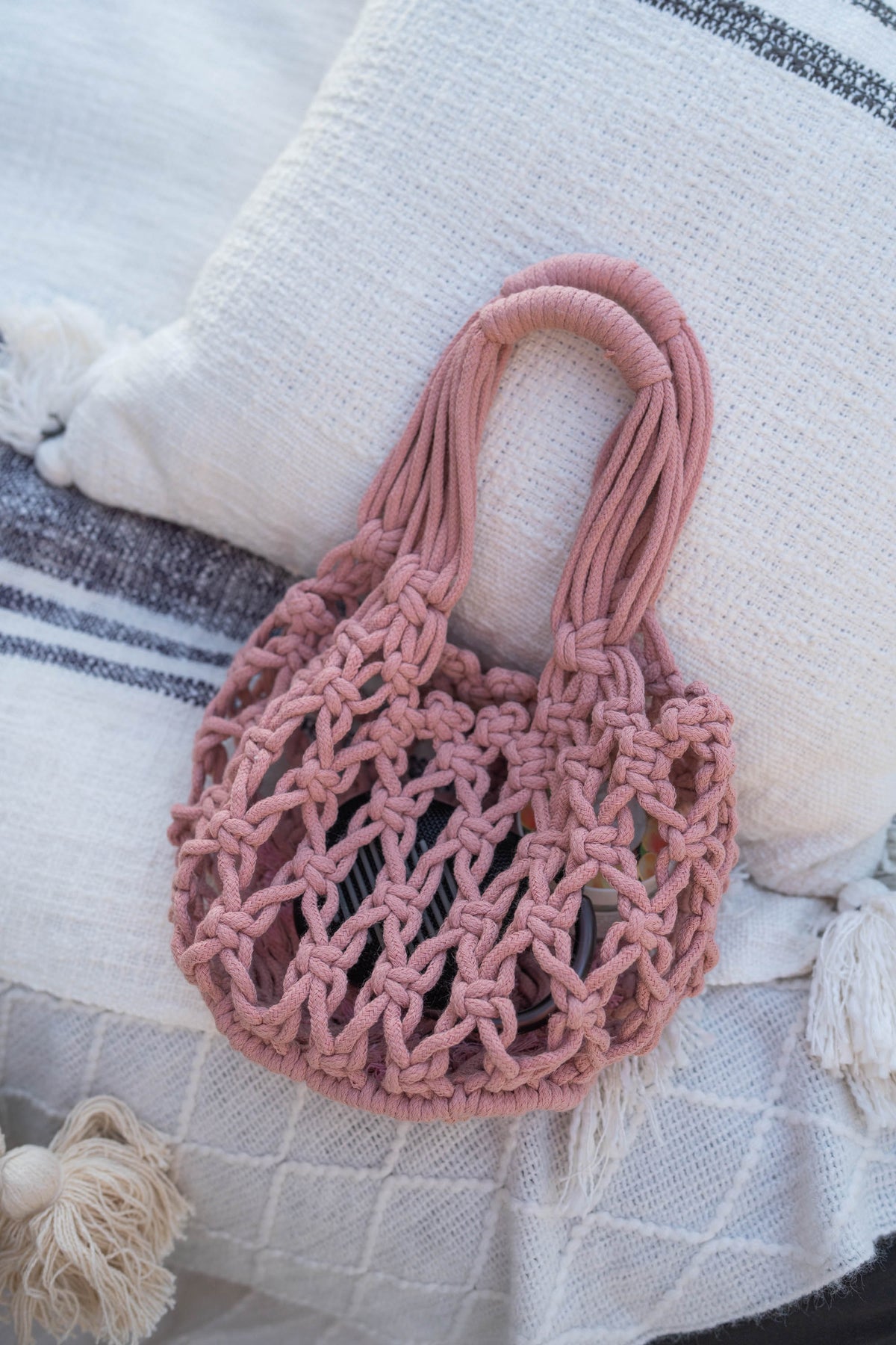 Macrame Mini Tote
