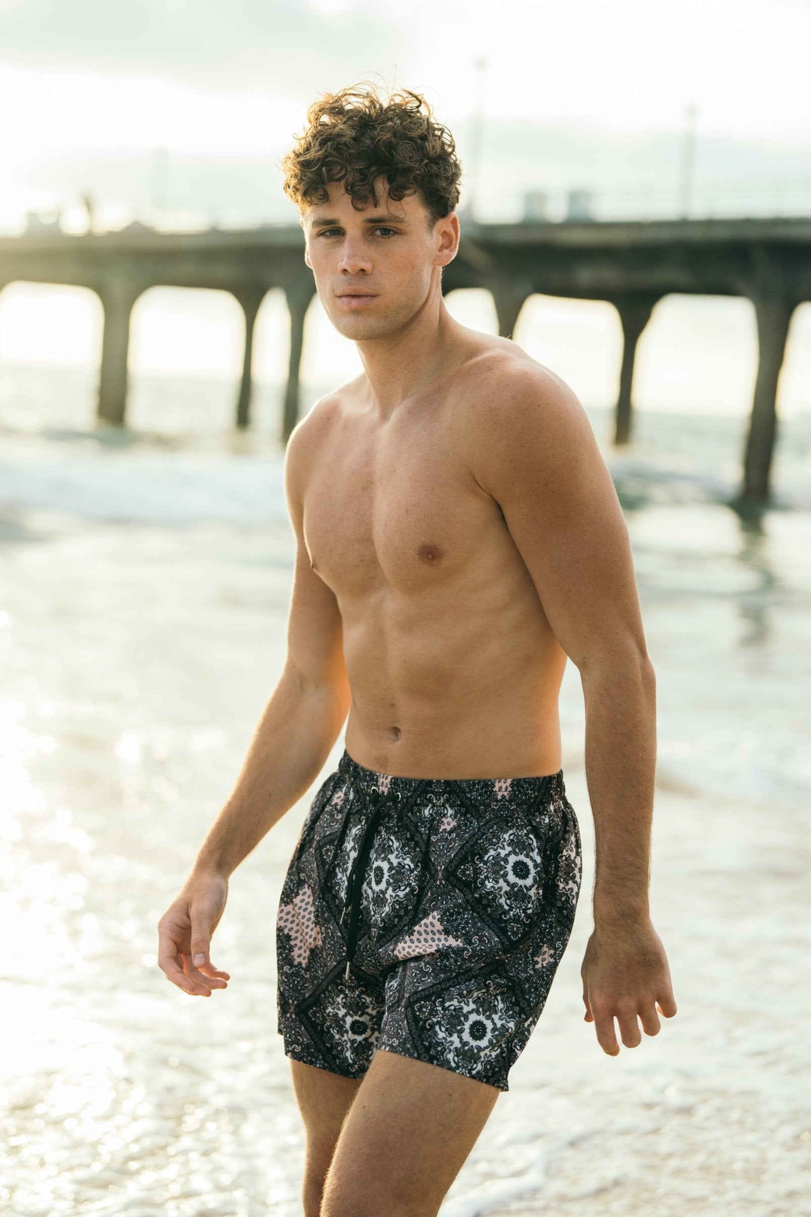 Hudson in Mosaic Print Shorts