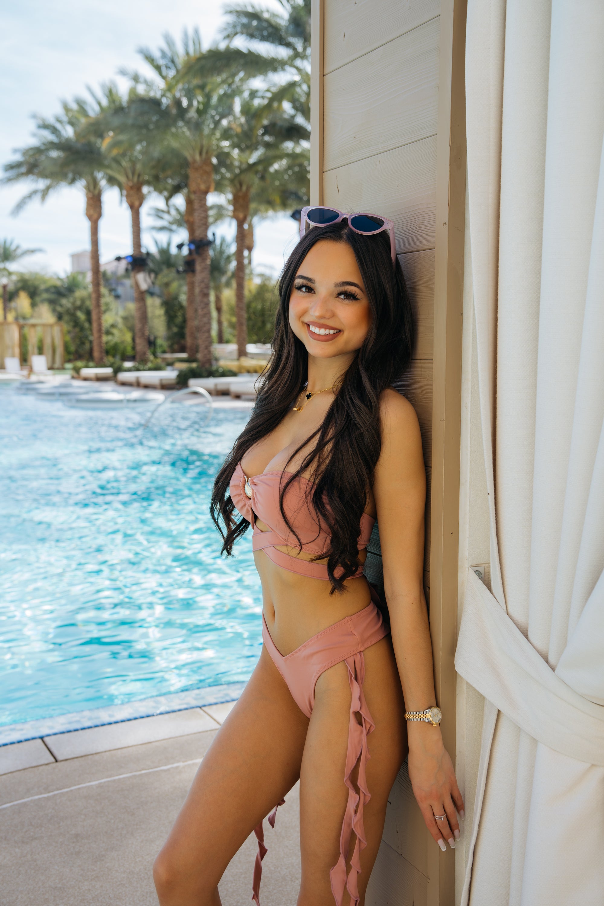 Delmare in Peach Monokini